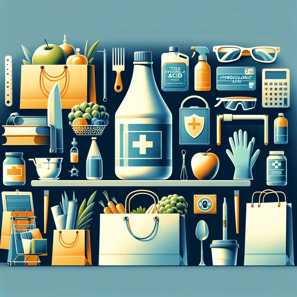 Die effektive Verwendung von Salzsäure beim Einkaufen