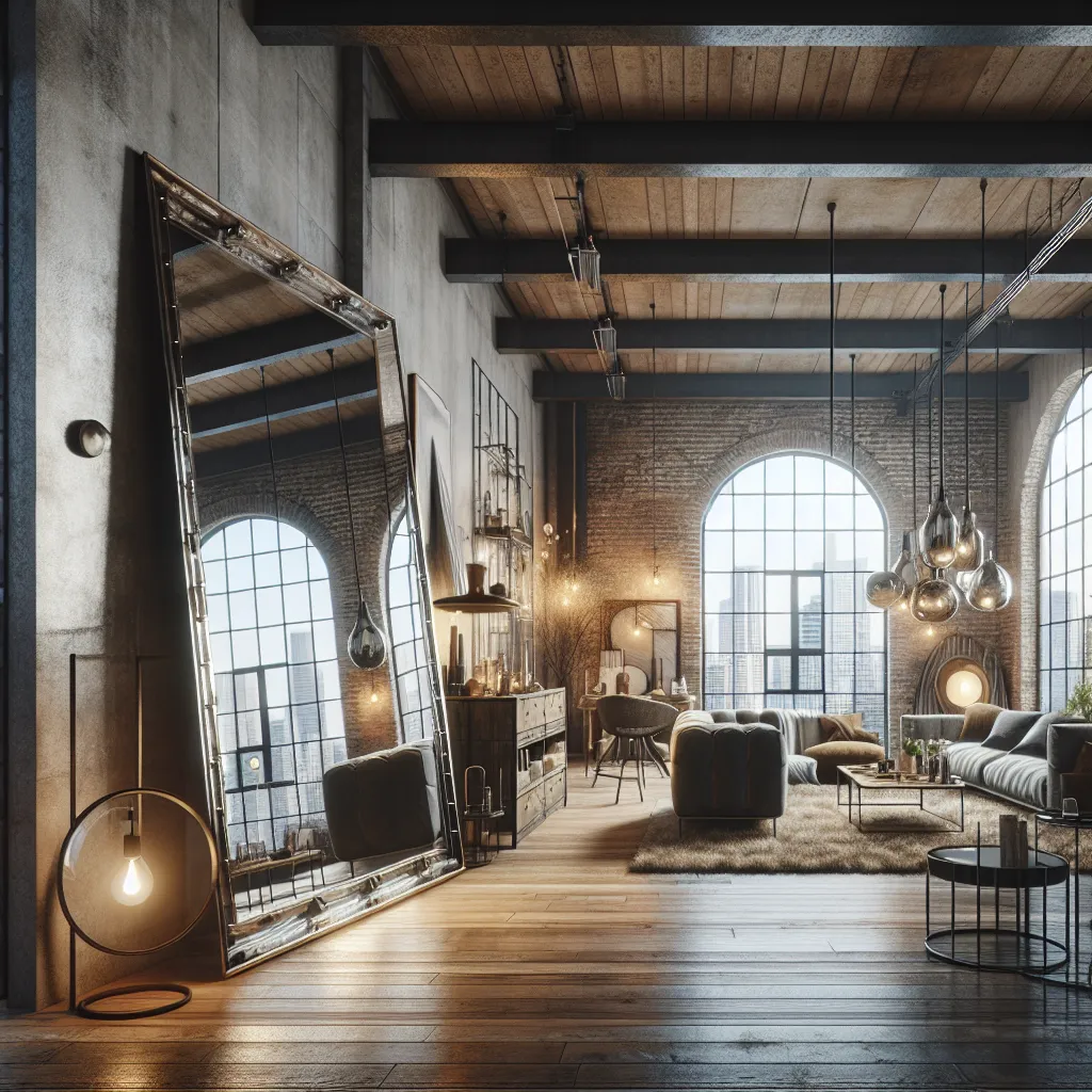 Loft-Spiegel als Design-Highlight für moderne Raumkonzepte